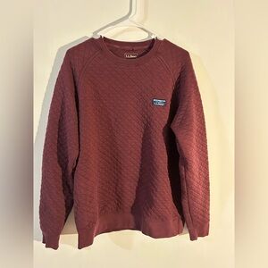 L.L.Bean men’s quilted sweatshirt